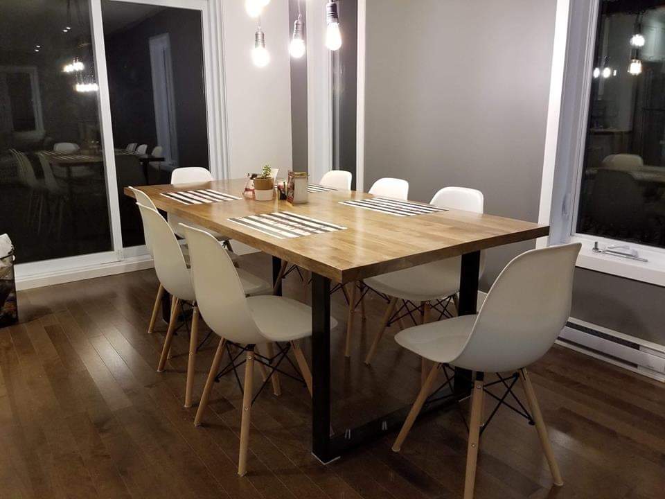 Table en Merisier Massif sur mesure