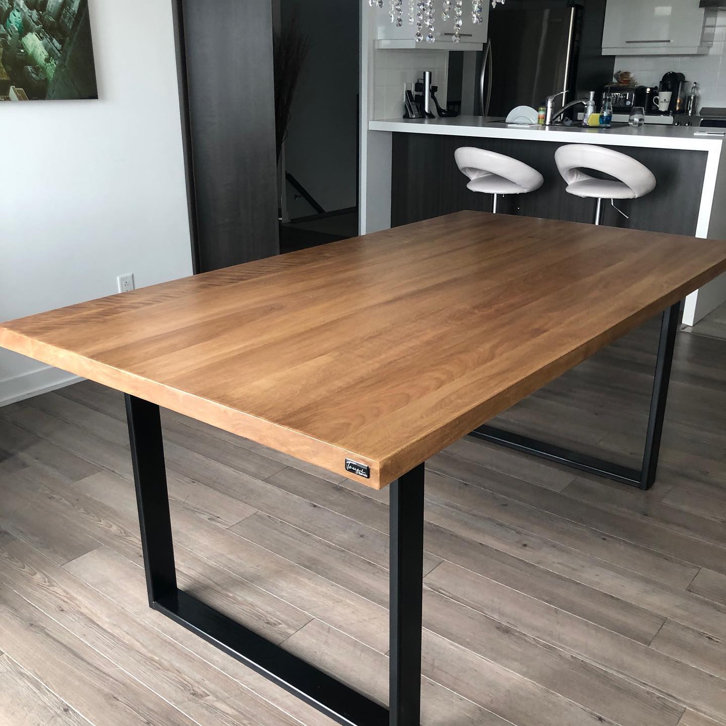 Table en Merisier Massif sur mesure