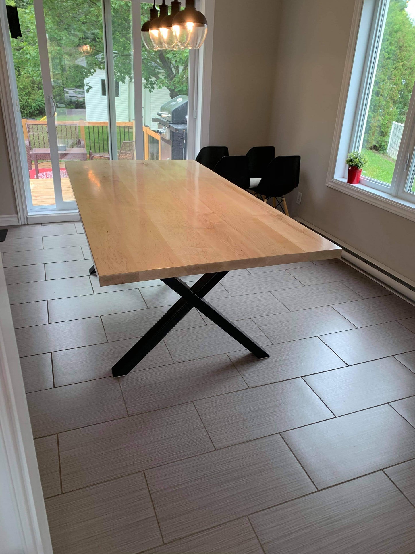 Table en Merisier Massif sur mesure